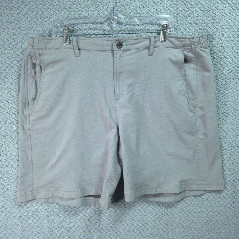 Free Fly Hybrid Shorts Mens Gray Bamboo Blend Charcoal Size XXL Outdoor Gorpcore